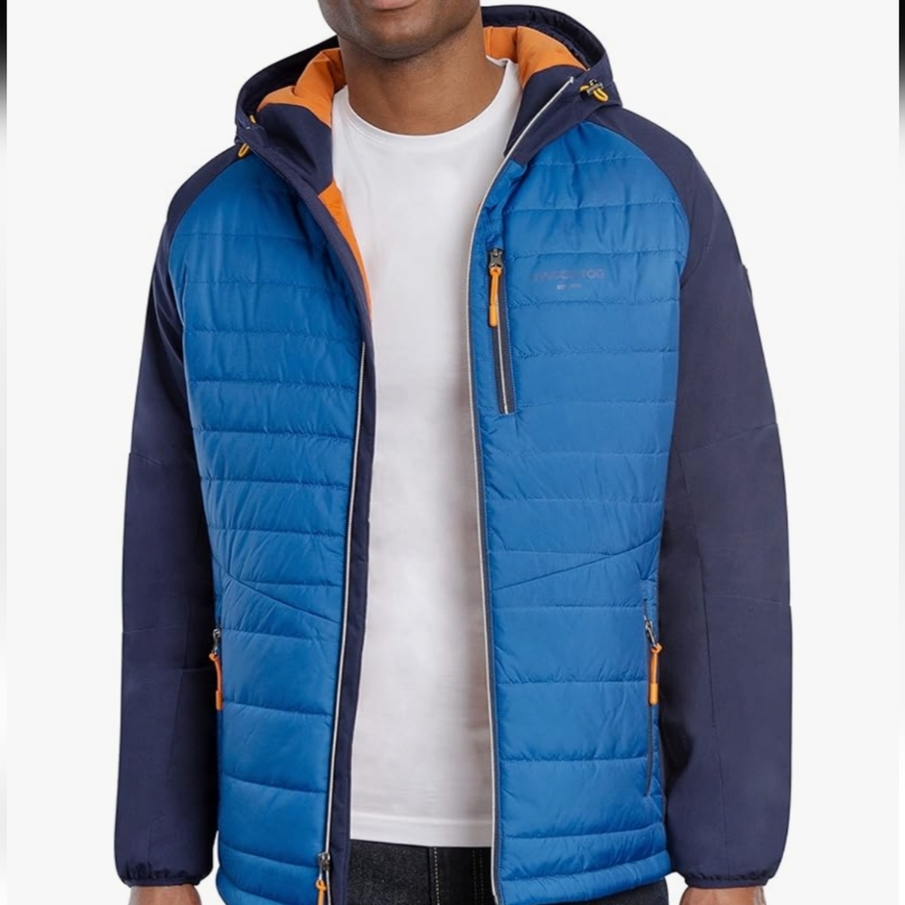 LONDON FOG Men's Active Mixed Media Jacket